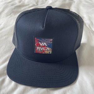 Navy blue RVCA hat. New with tags!
